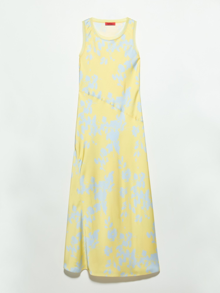 Fluid satin shift dress - LEMON - MAX&Co.