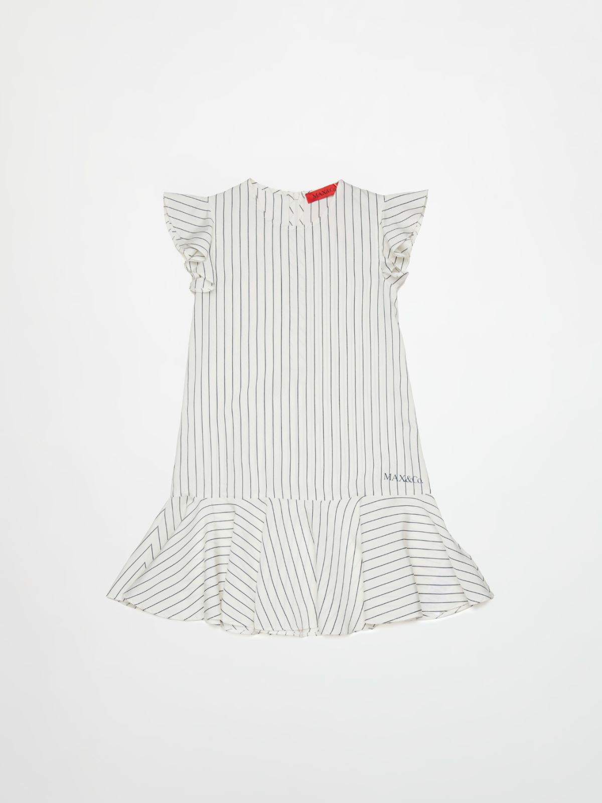 Vestido de rayas con logo KID - WHITE - MAX&Co. - 3