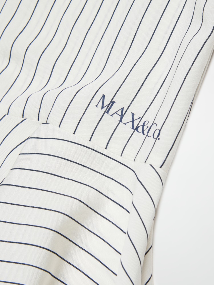 Vestido de rayas con logo KID - MAX&Co. - 4