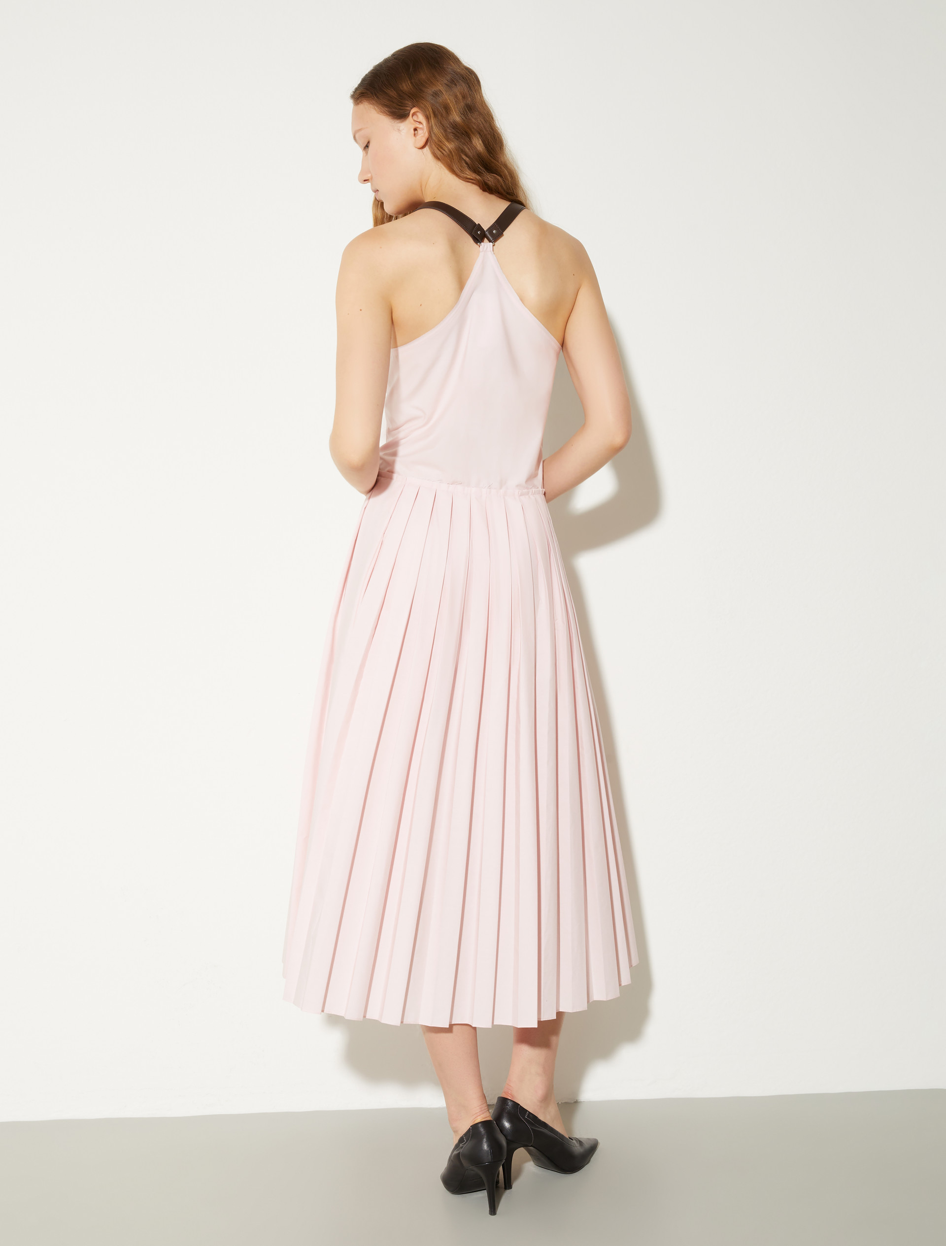 Vestido midi plisado de popelina - ROSA - MAX&Co. - 2