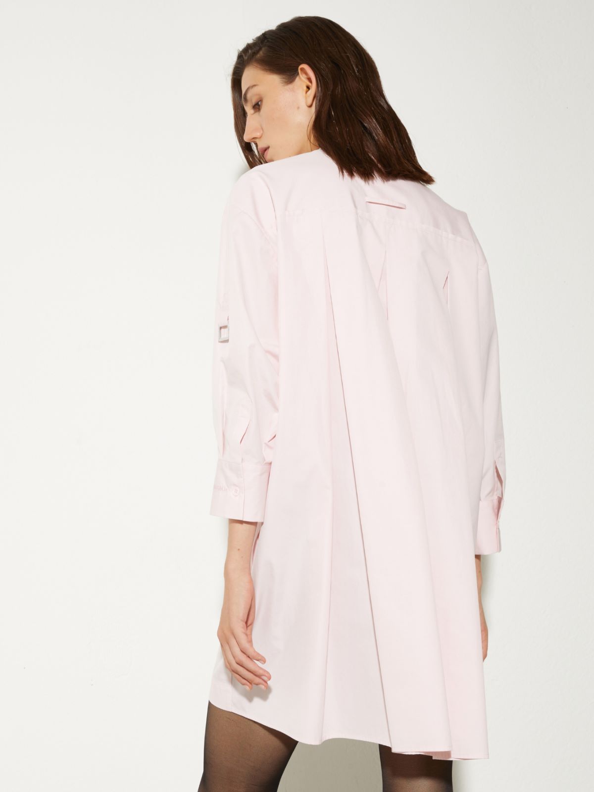 Poplin tunic dress, pink | MAX&Co. Poplin tunic dress - PINK - MAX&Co. - 6