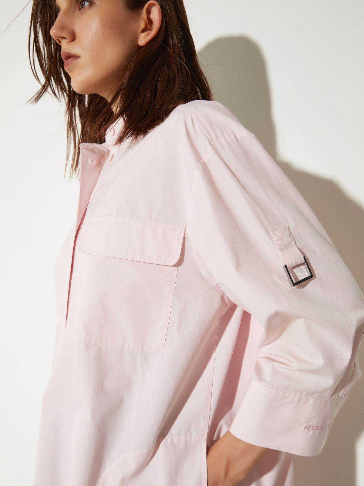 Poplin tunic dress, pink | MAX&Co. Poplin tunic dress - PINK - MAX&Co. - 7