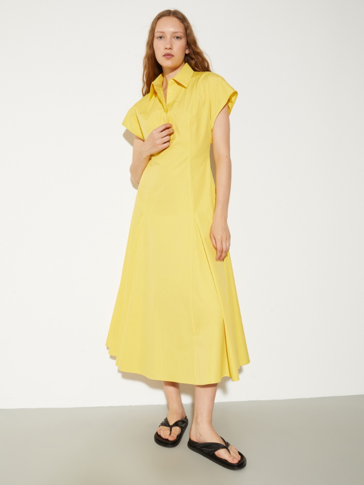 Poplin fit-and-flare dress - MAX&Co.