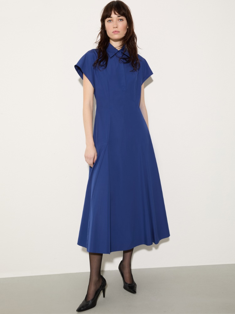 Poplin fit-and-flare dress - MAX&Co.