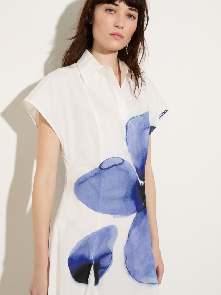 Poplin fit-and-flare dress - MAX&Co. - 3