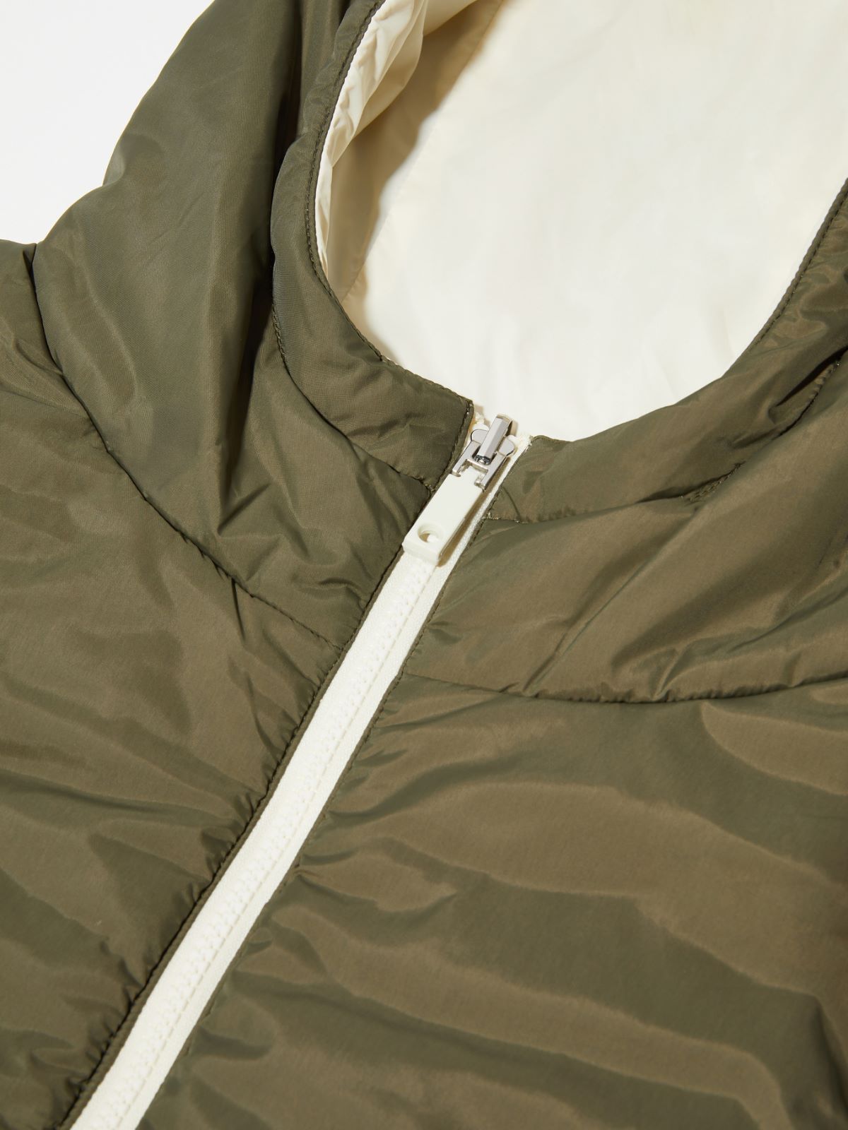 Reversible hooded collar, white | MAX&Co. Reversible hooded collar - WHITE - MAX&Co. - 2
