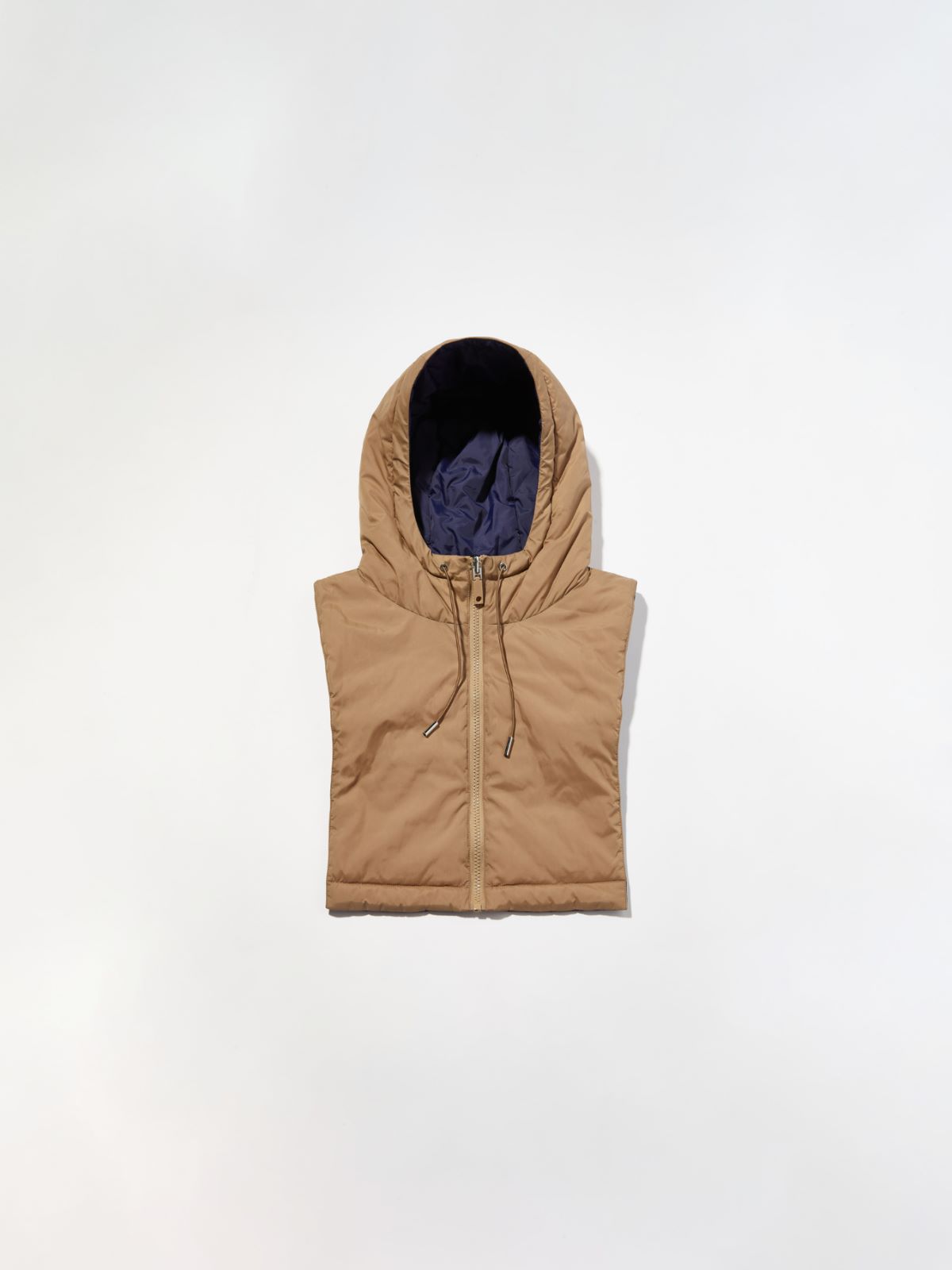 Reversible hooded collar, camel | MAX&Co. Reversible hooded collar - CAMEL - MAX&Co. - 4