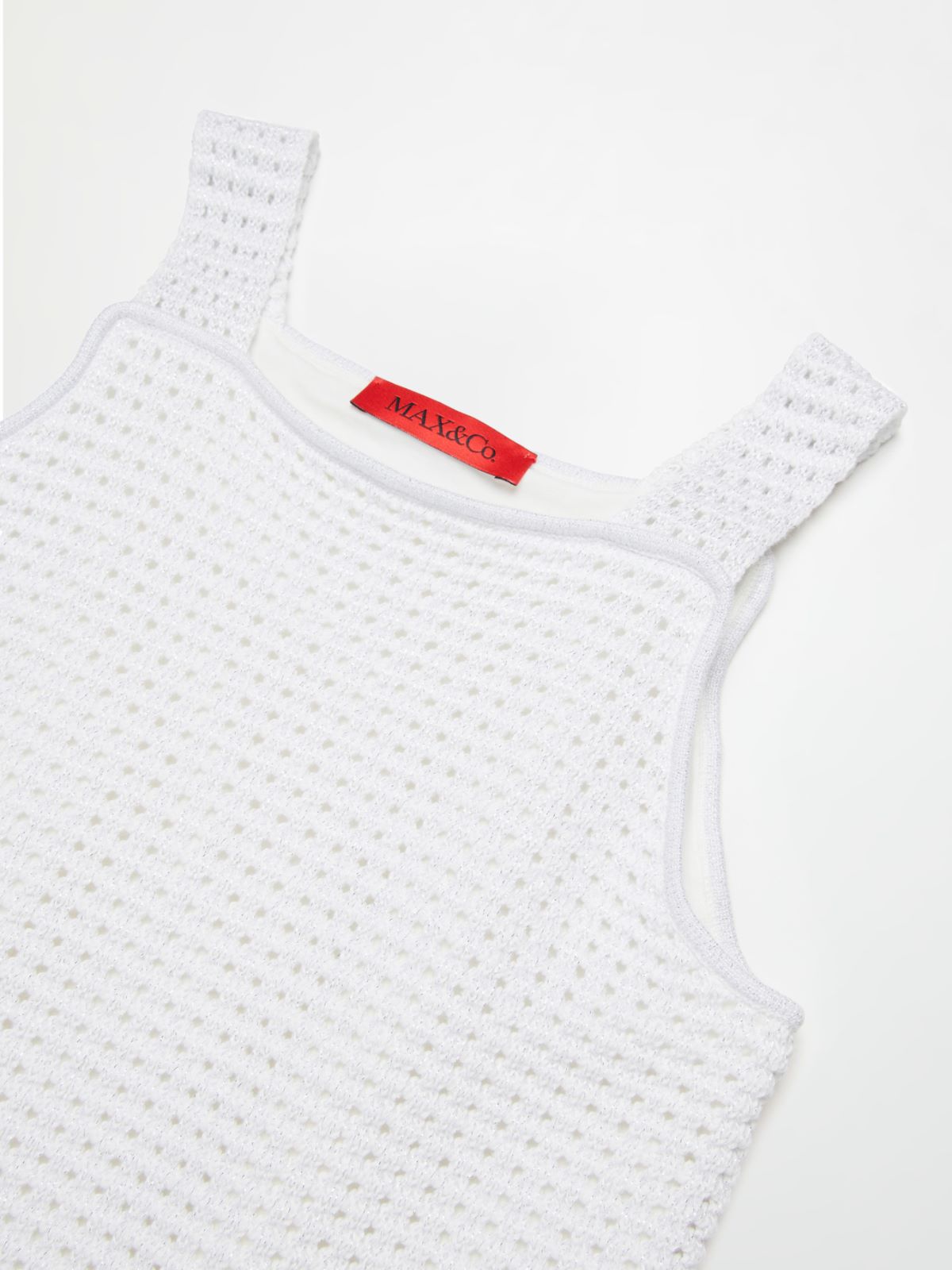 Strickkleid mit Logo KID - WEISS - MAX&Co.