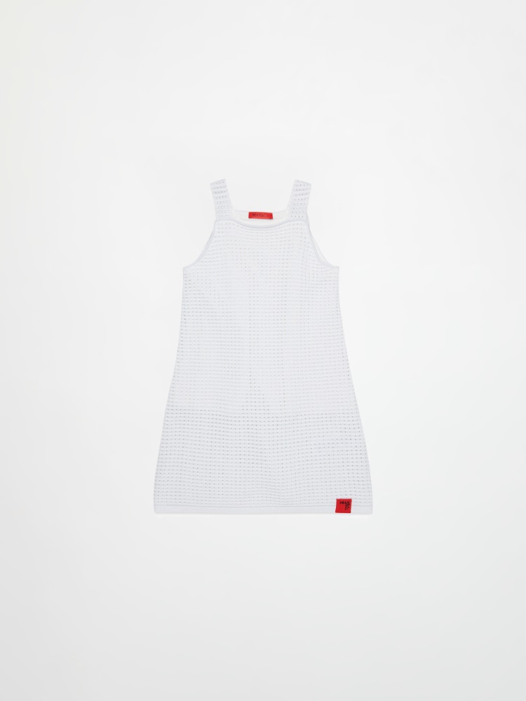 Strickkleid mit Logo KID Strickkleid mit Logo KID - WEISS - MAX&Co.