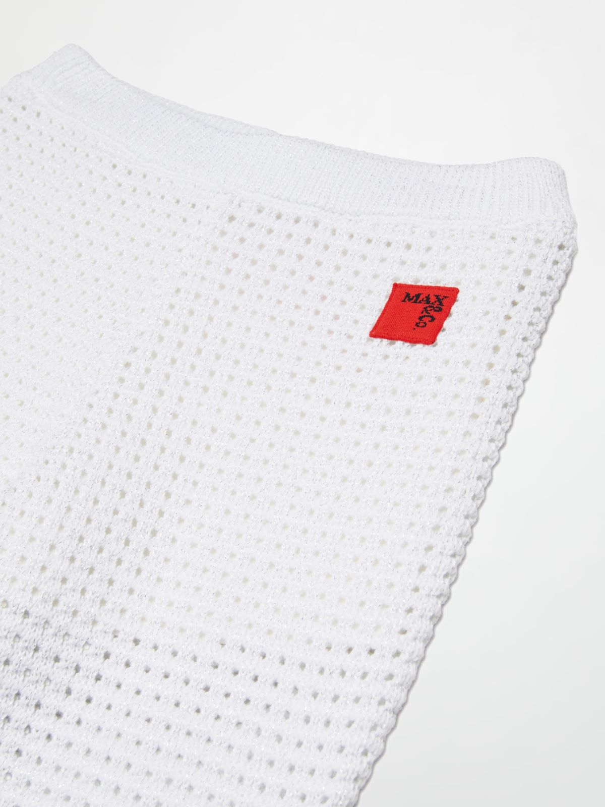 Strickhose mit Logo KID - WEISS - MAX&Co.