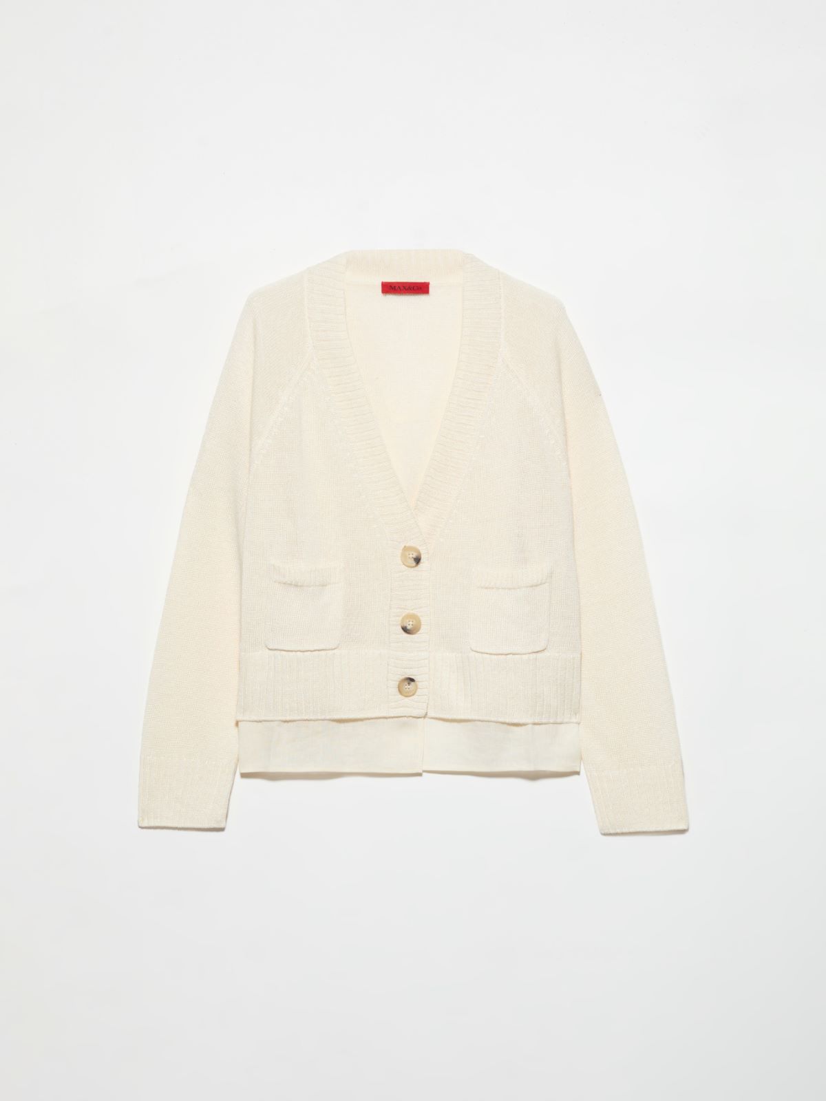 Cardigan en maille de lin mélangé - LAIT - MAX&Co. - 5