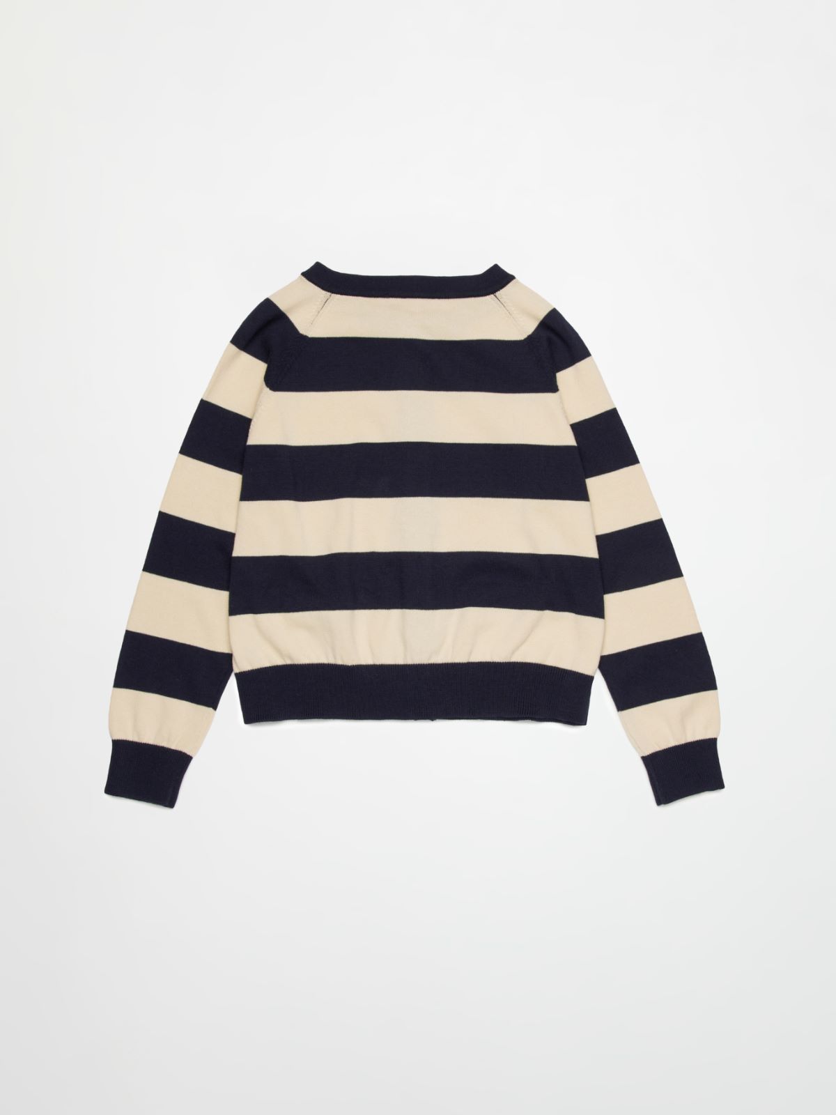 Cardigan à rayures avec logo KID - CIEL - MAX&Co. - 2