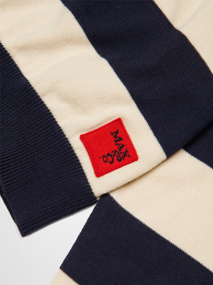 Cardigan à rayures avec logo KID - MAX&Co. - 4