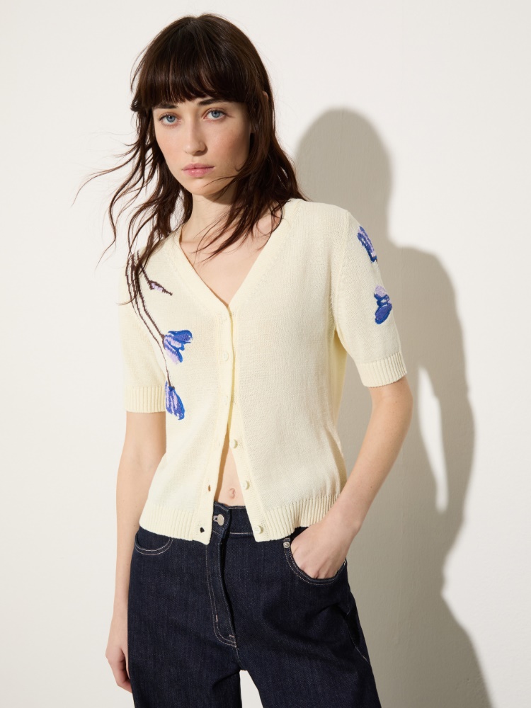 Floral embroidery cardigan - MAX&Co.