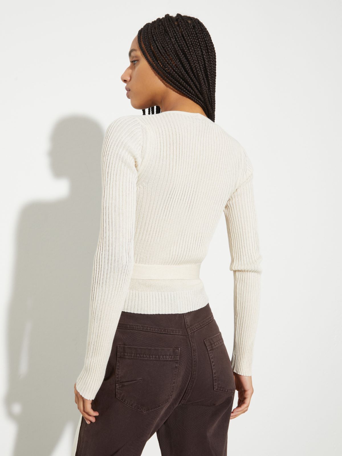 Cache coeur a costine, ecru` | MAX&Co. Cache coeur a costine - ECRU` - MAX&Co. - 2