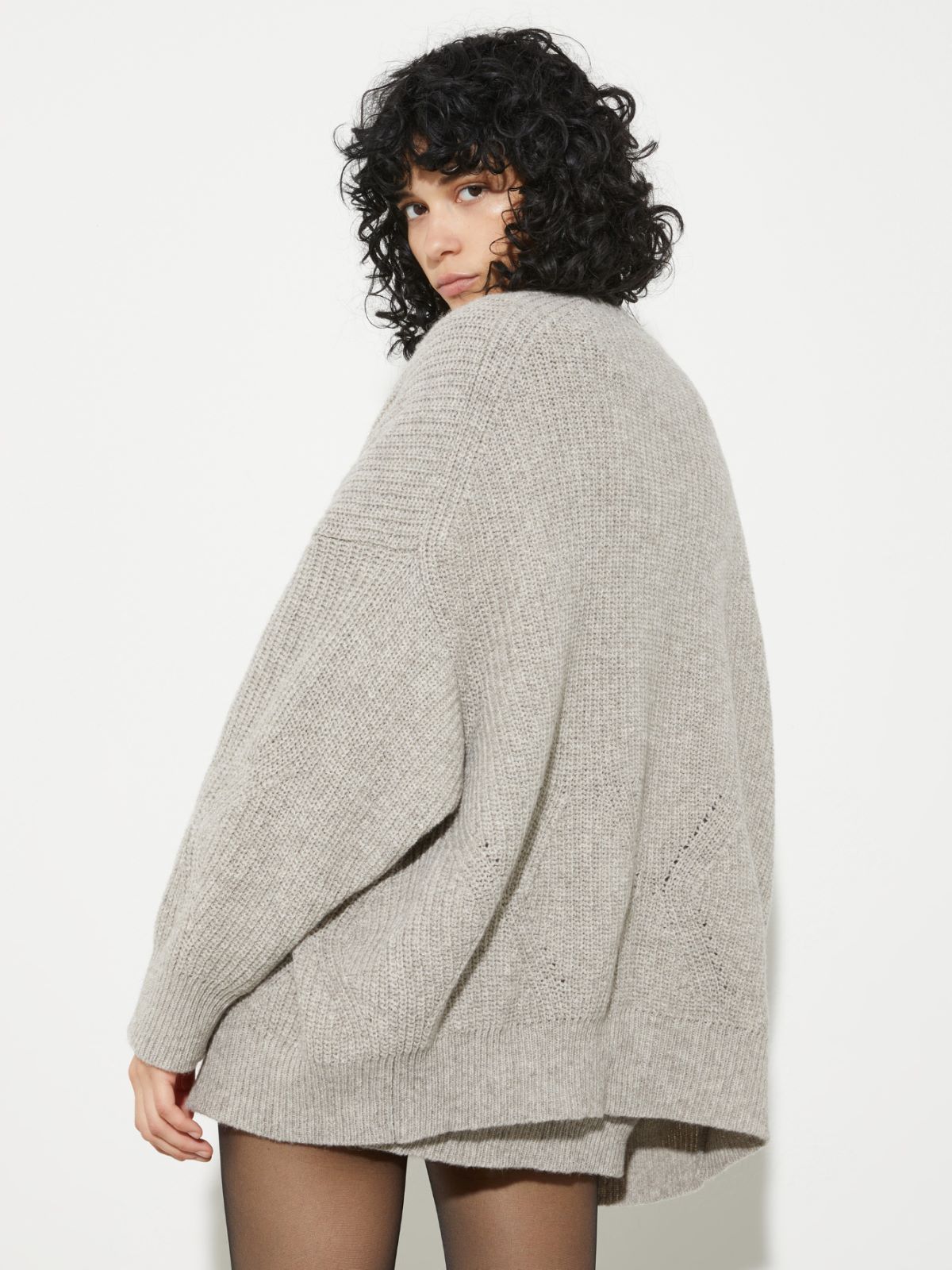 Cardigan in blend di lana Undyed, sabbia | MAX&Co. Cardigan in blend di lana Undyed - SABBIA - MAX&Co. - 2