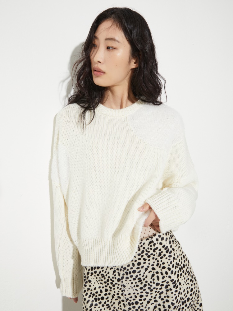 Polka dot wool-blend jumper - MAX&Co.