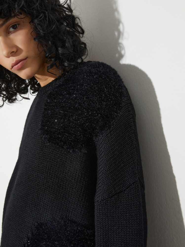 Gepunkteter Pullover aus Wollmischung - MAX&Co. - 3