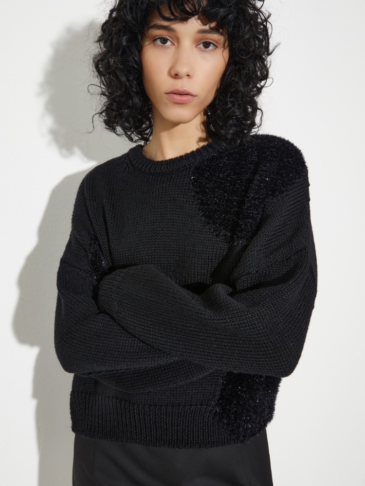 Gepunkteter Pullover aus Wollmischung - MAX&Co. - 4