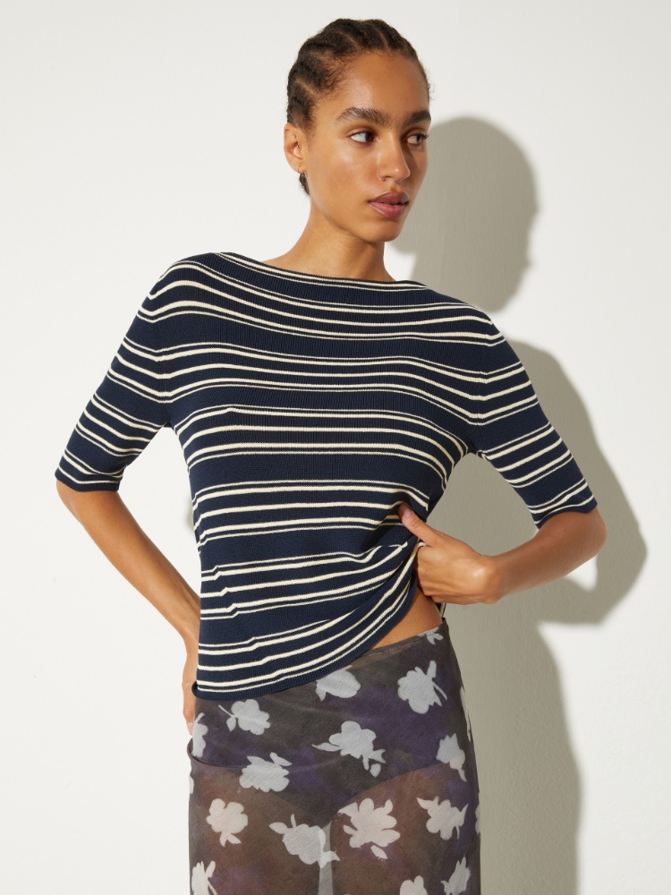 Crepe knitted T-shirt - MAX&Co.