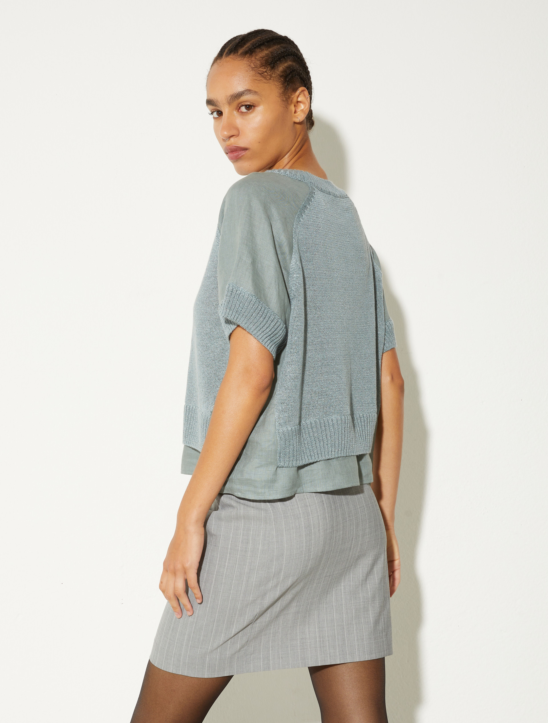 [ポンポーザ]  リネン コンビ  Tシャツ - QUARTZ - MAX&Co. - 2