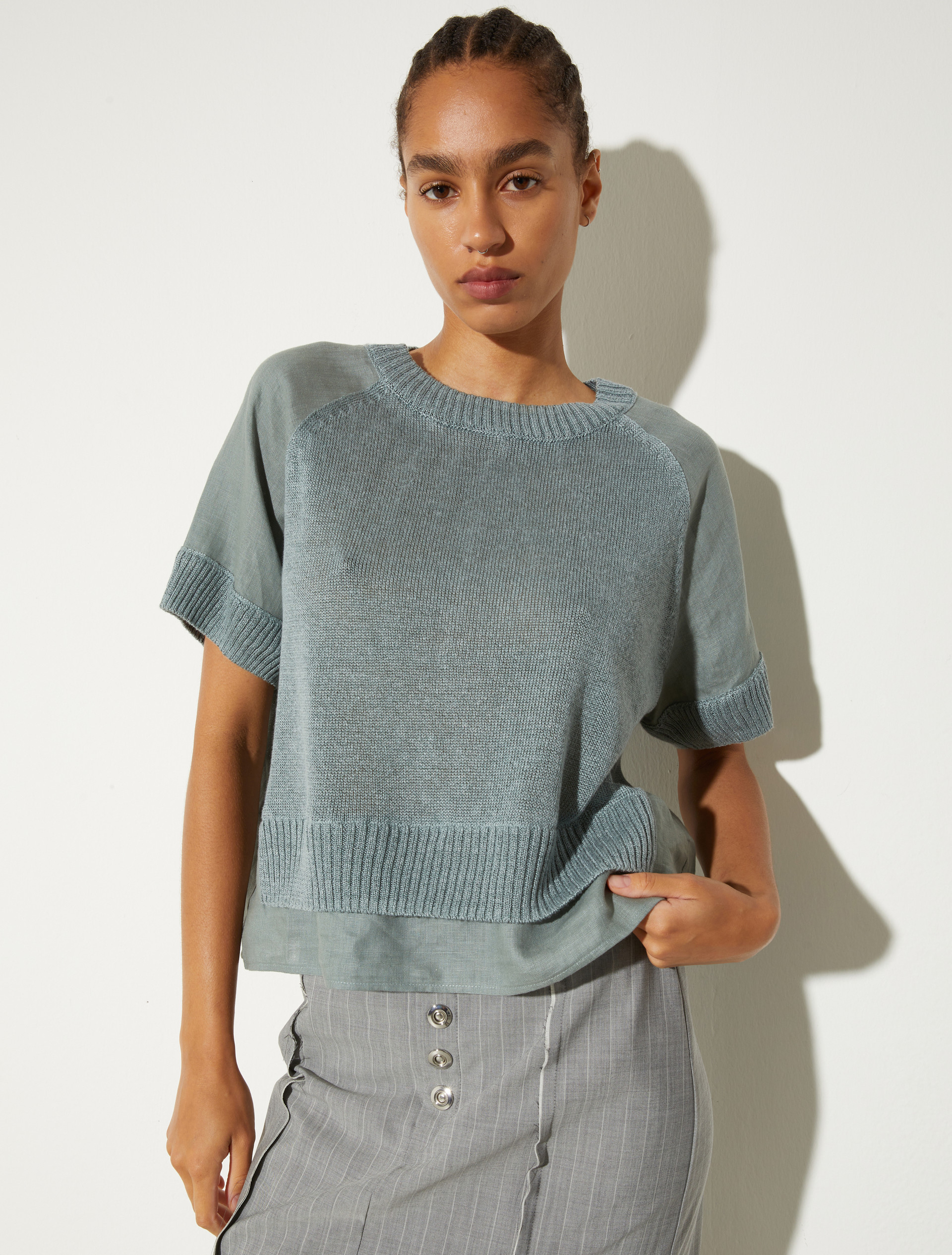 [ポンポーザ]  リネン コンビ  Tシャツ - QUARTZ - MAX&Co. - 4