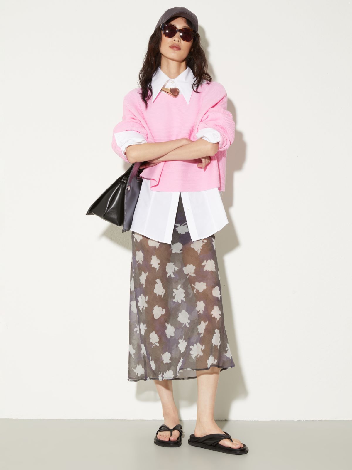 Horizontal rib-knit sweater - PINK - MAX&Co. - 4