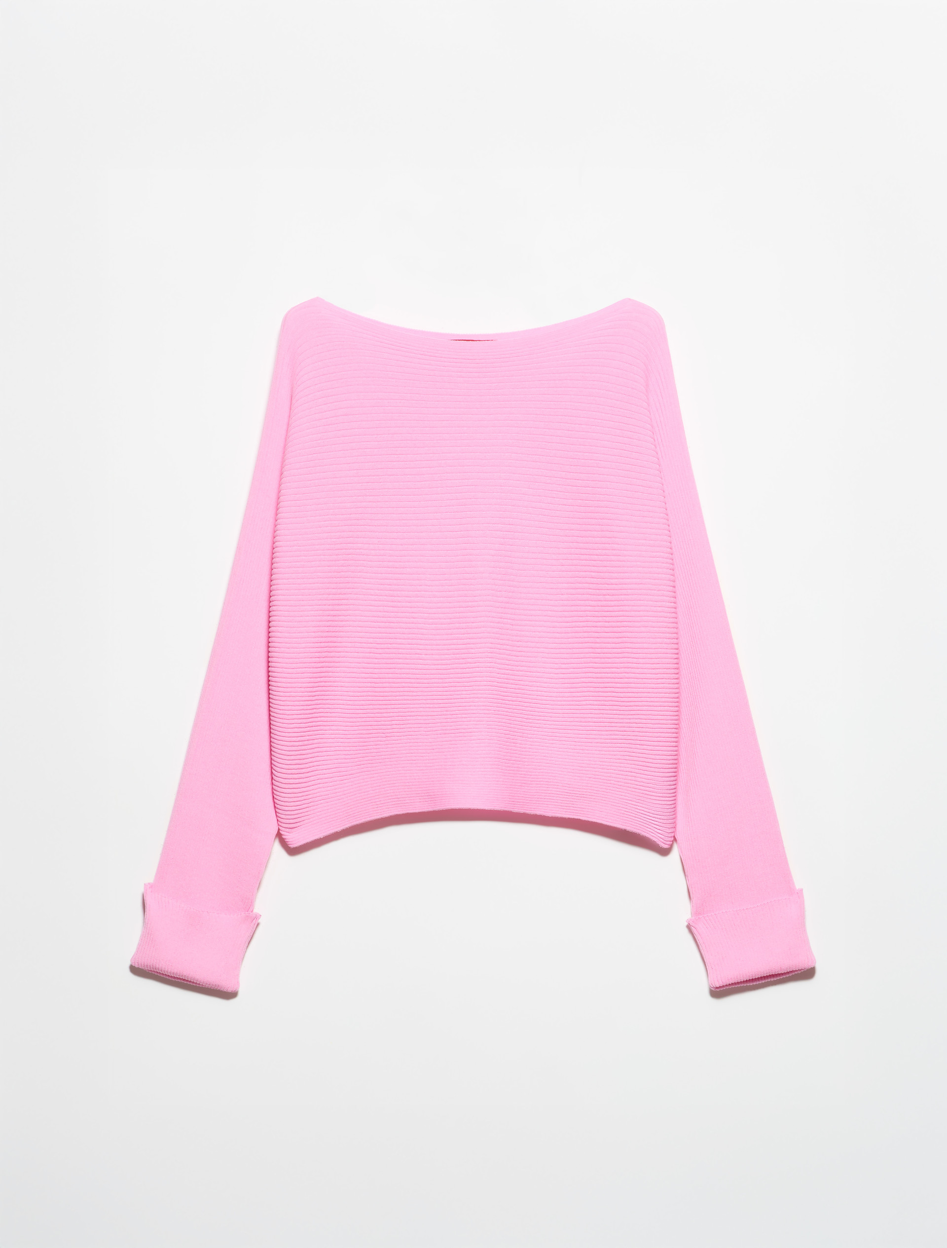Horizontal rib-knit sweater - PINK - MAX&Co. - 5