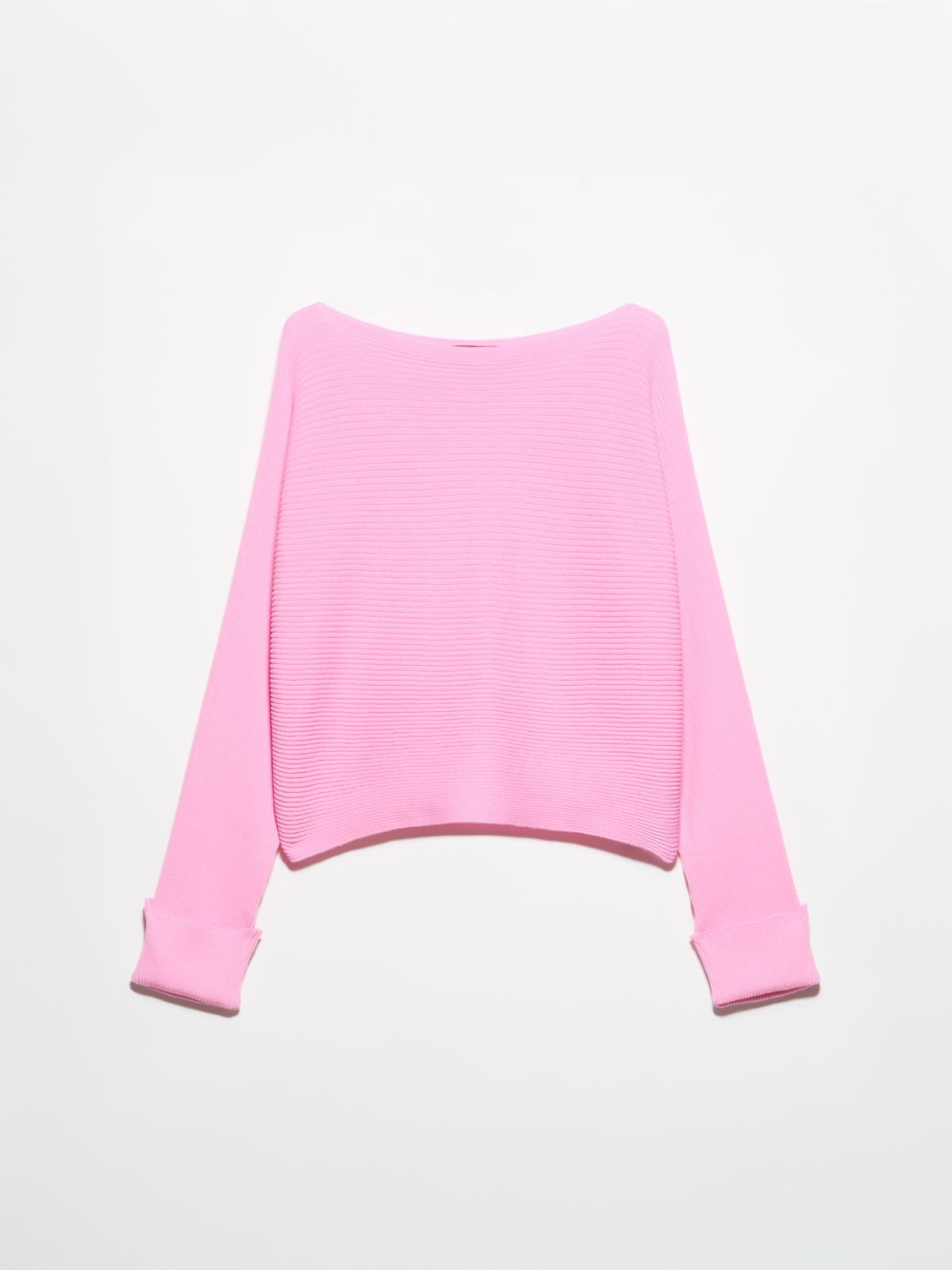 Horizontal rib-knit sweater - PINK - MAX&Co. - 5