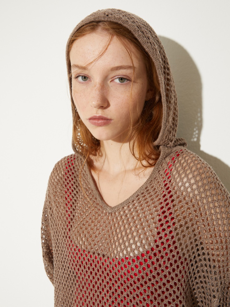 Knitted mesh hoodie - MAX&Co. - 3