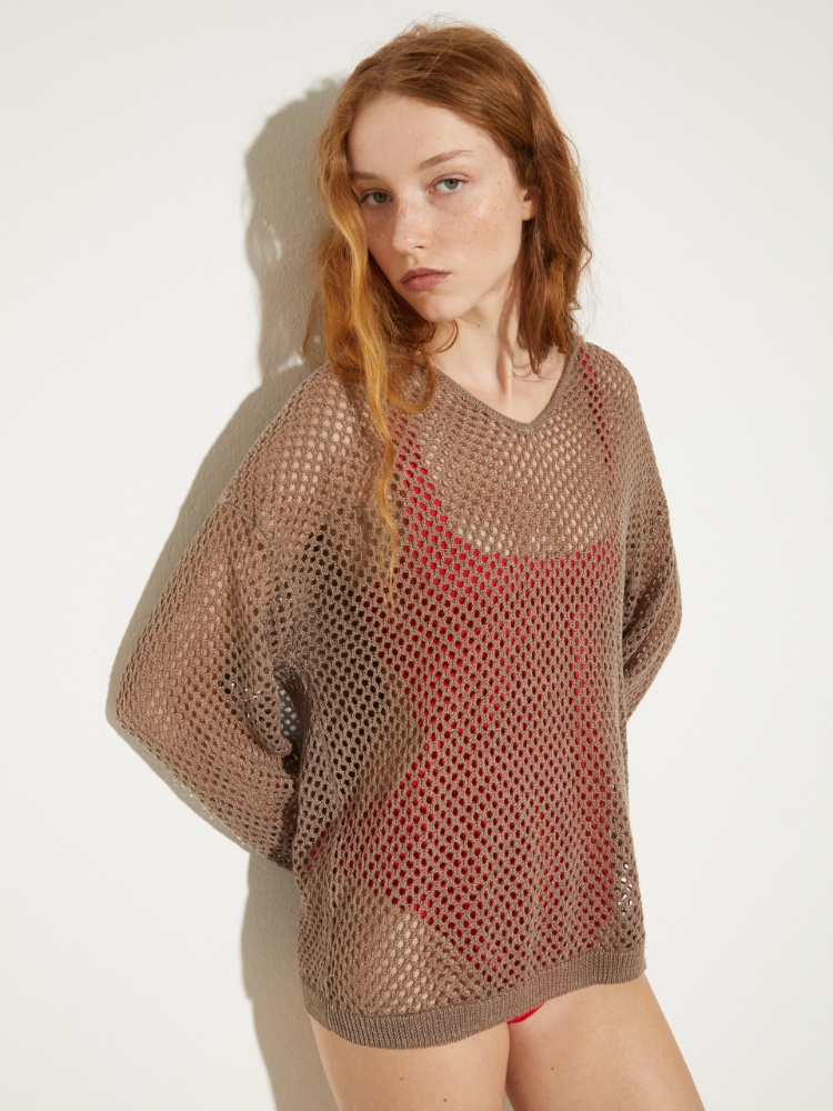 Knitted mesh hoodie - MAX&Co.