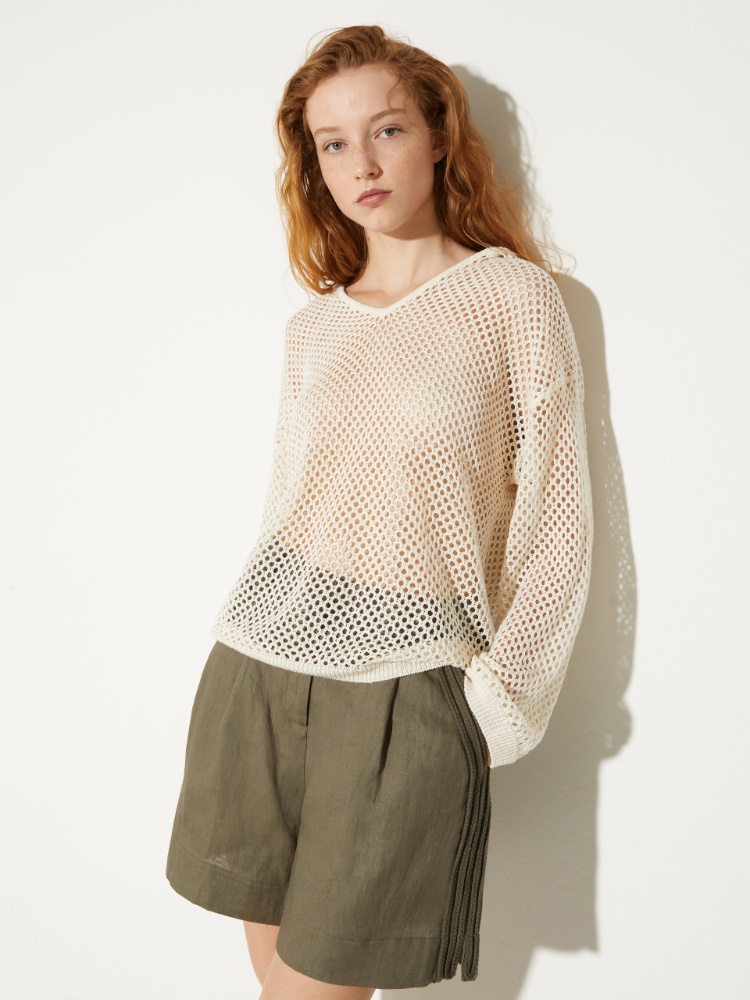 Knitted mesh hoodie - MAX&Co.