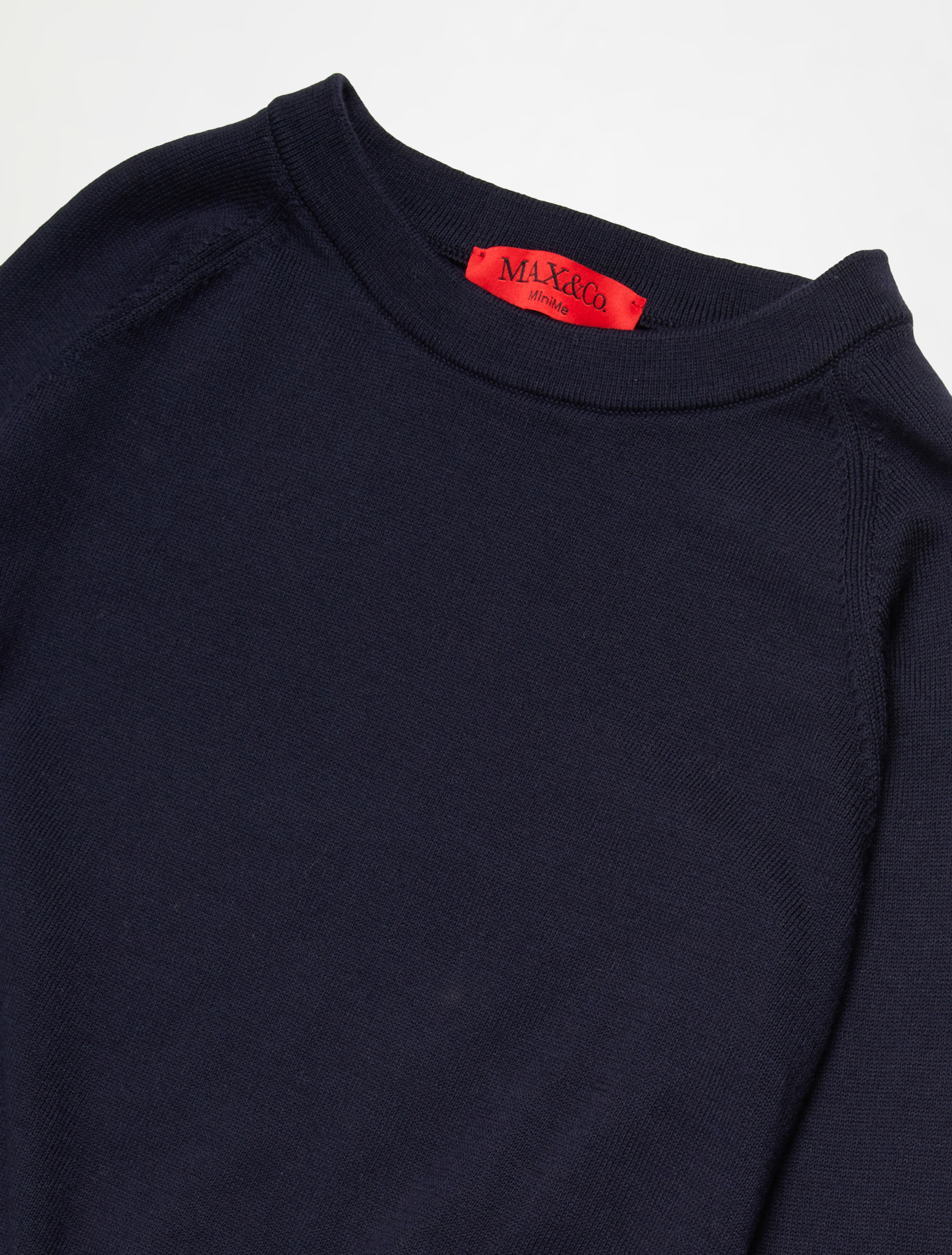 Jersey de cuello redondo con logo KID - SKY BLUE - MAX&Co.