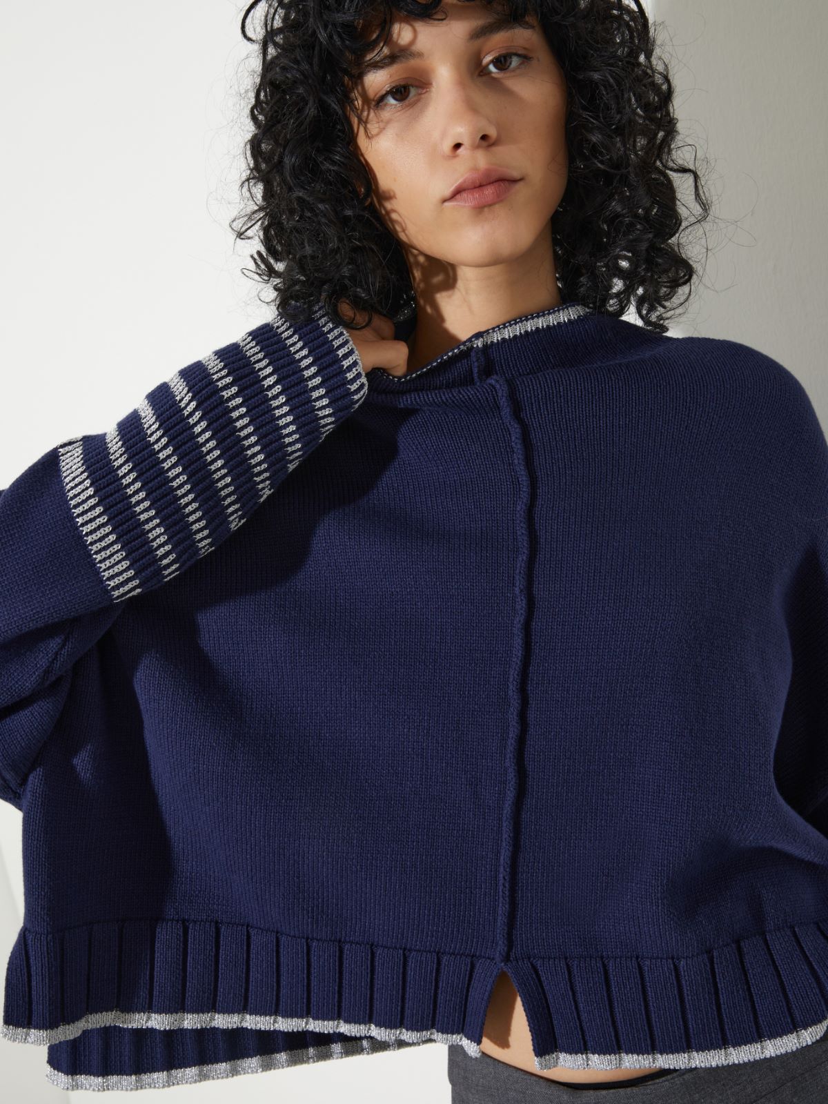 [ニンファ]  オーバーサイズ ニット - NAVY - MAX&Co. - 3