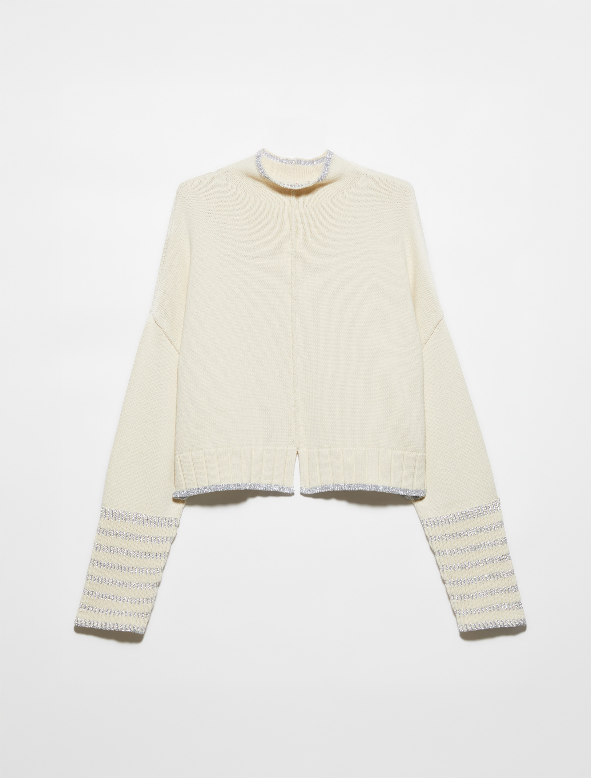 Oversized knitted jumper - MILK - MAX&Co. - 5