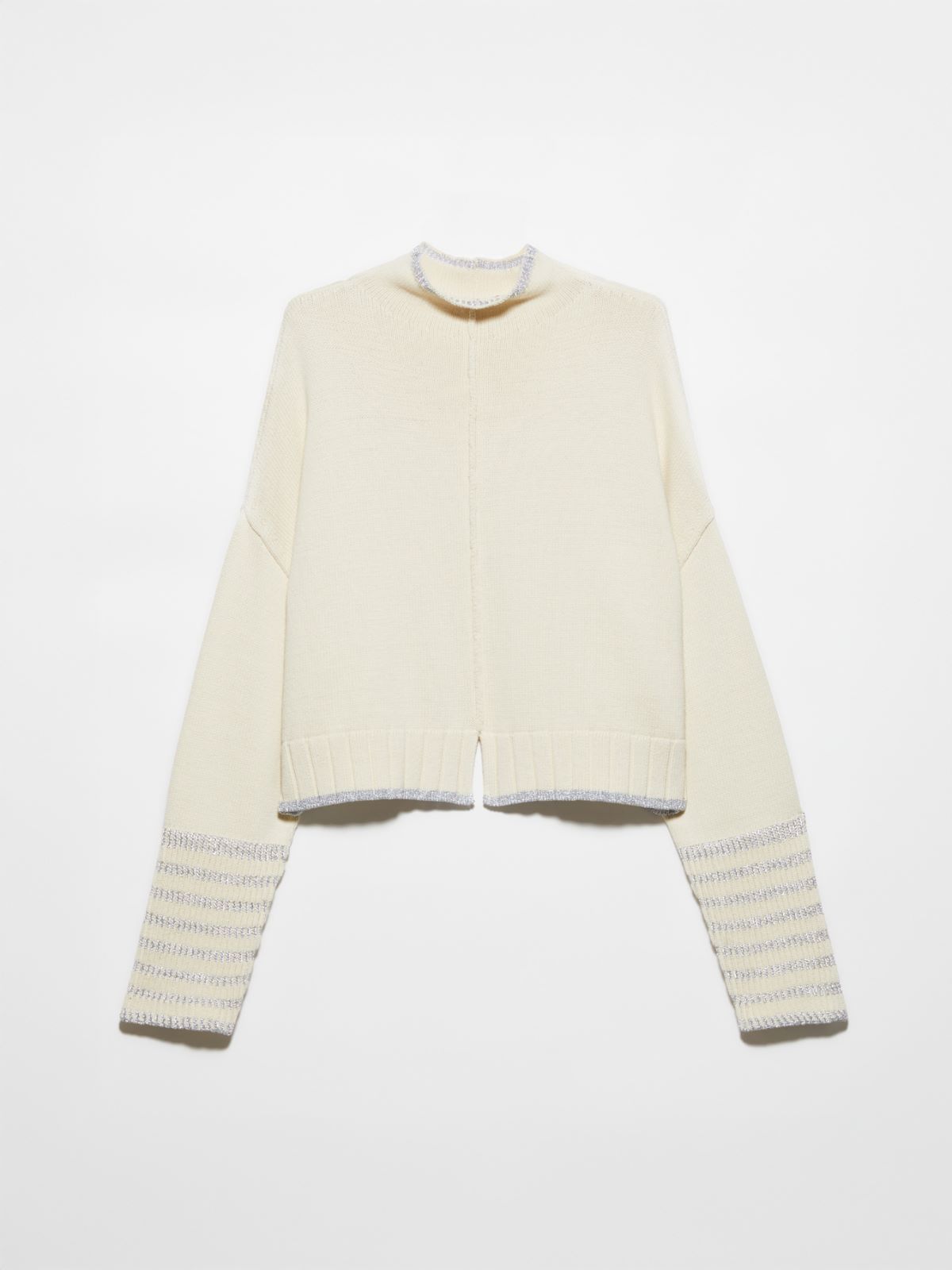 Oversized knitted jumper - MILK - MAX&Co. - 5