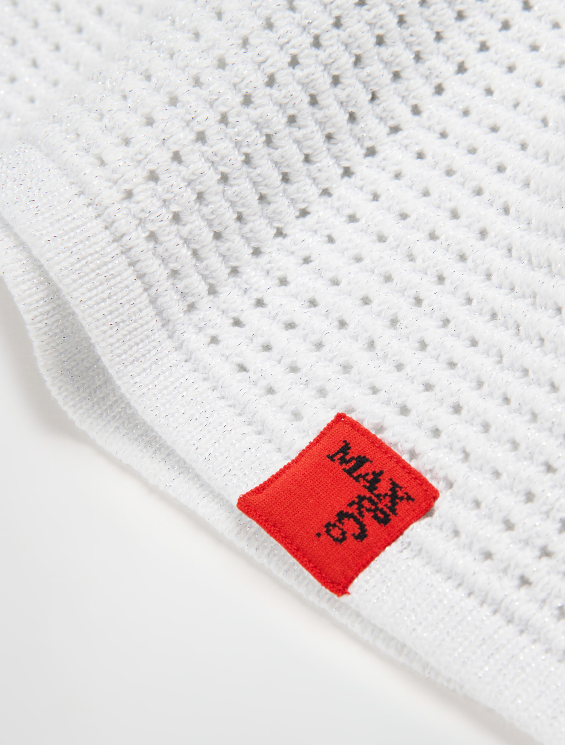 Durchbrochenes Strickkleid mit Logo KID - WEISS - MAX&Co. - 5