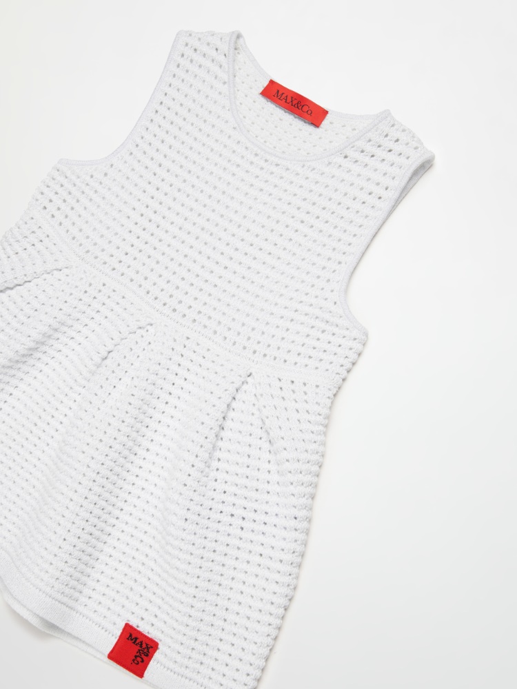 Vestido de punto calado con logo KID - MAX&Co. - 3