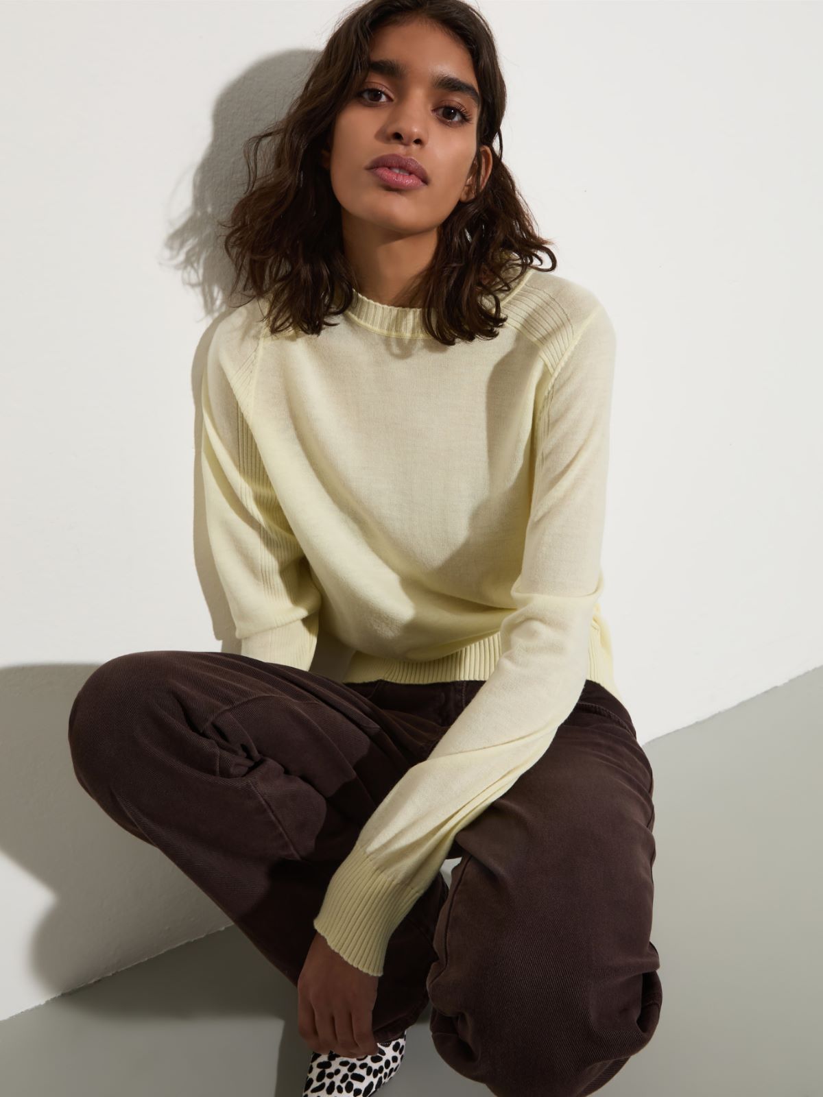 Pure merino wool sweater - VANILLA - MAX&Co. - 3