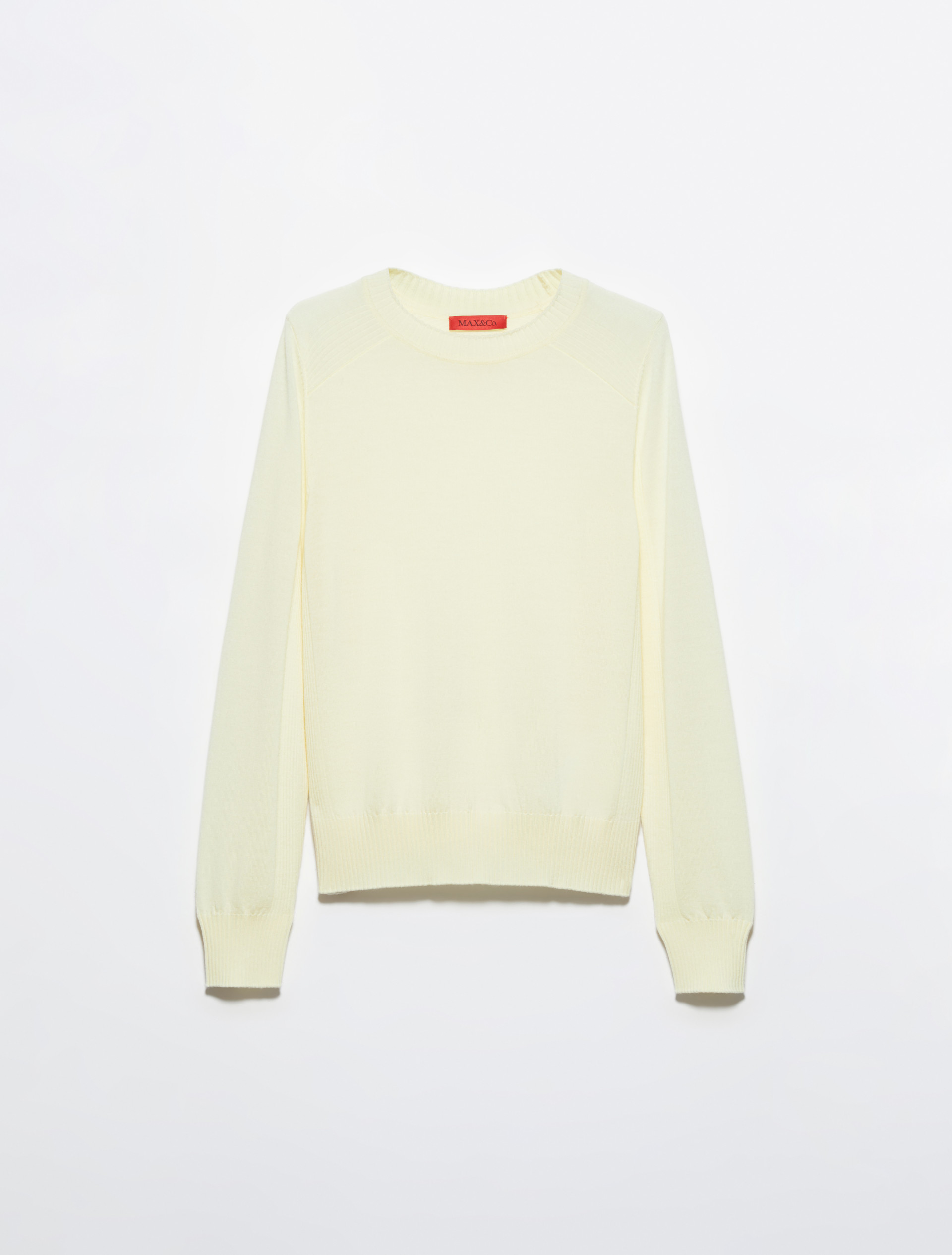 Pure merino wool sweater, vanilla | MAX&Co. Pure merino wool sweater - VANILLA - MAX&Co. - 4