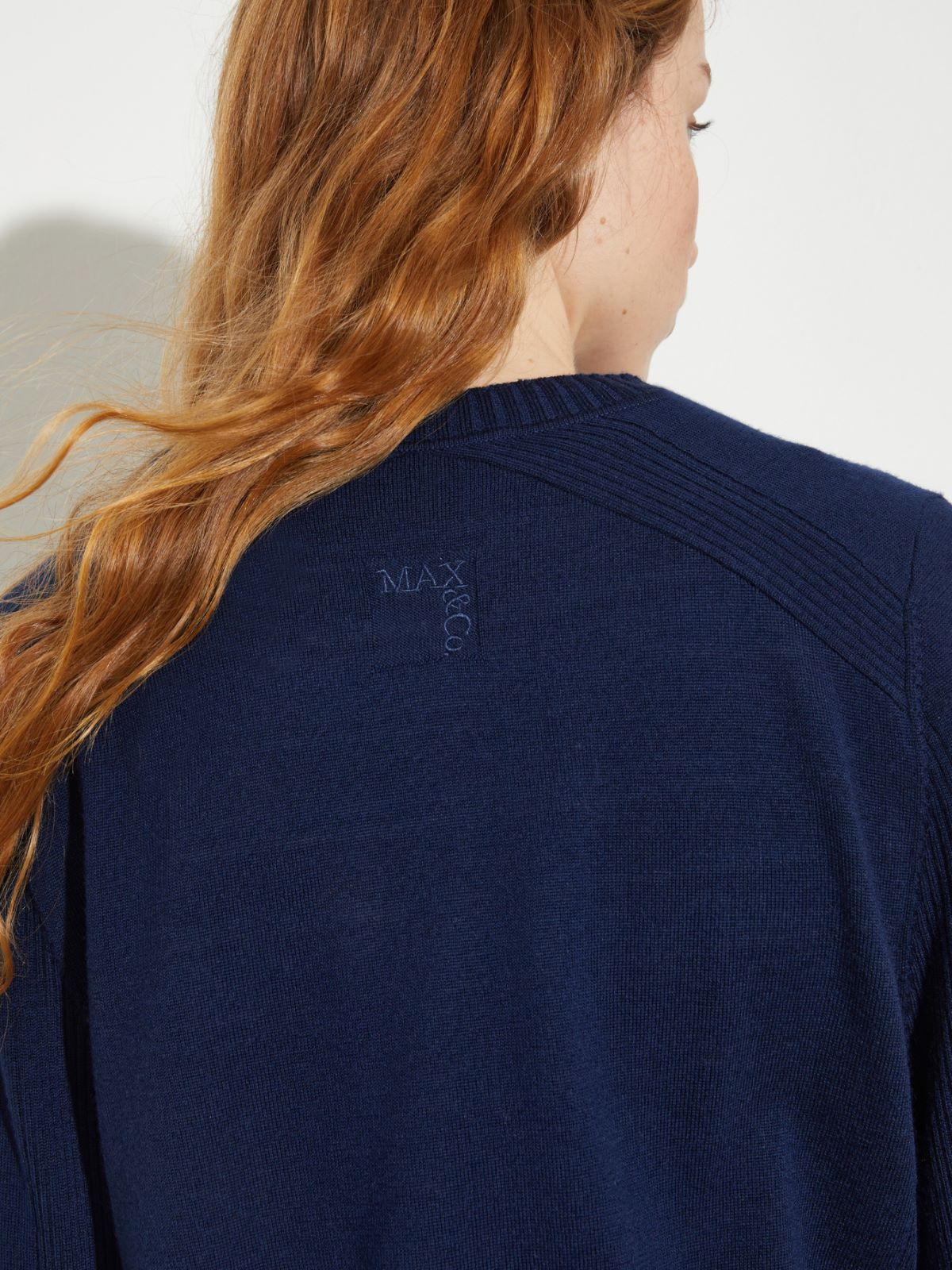 Pure merino wool sweater, navy | MAX&Co. Pure merino wool sweater - NAVY - MAX&Co. - 6