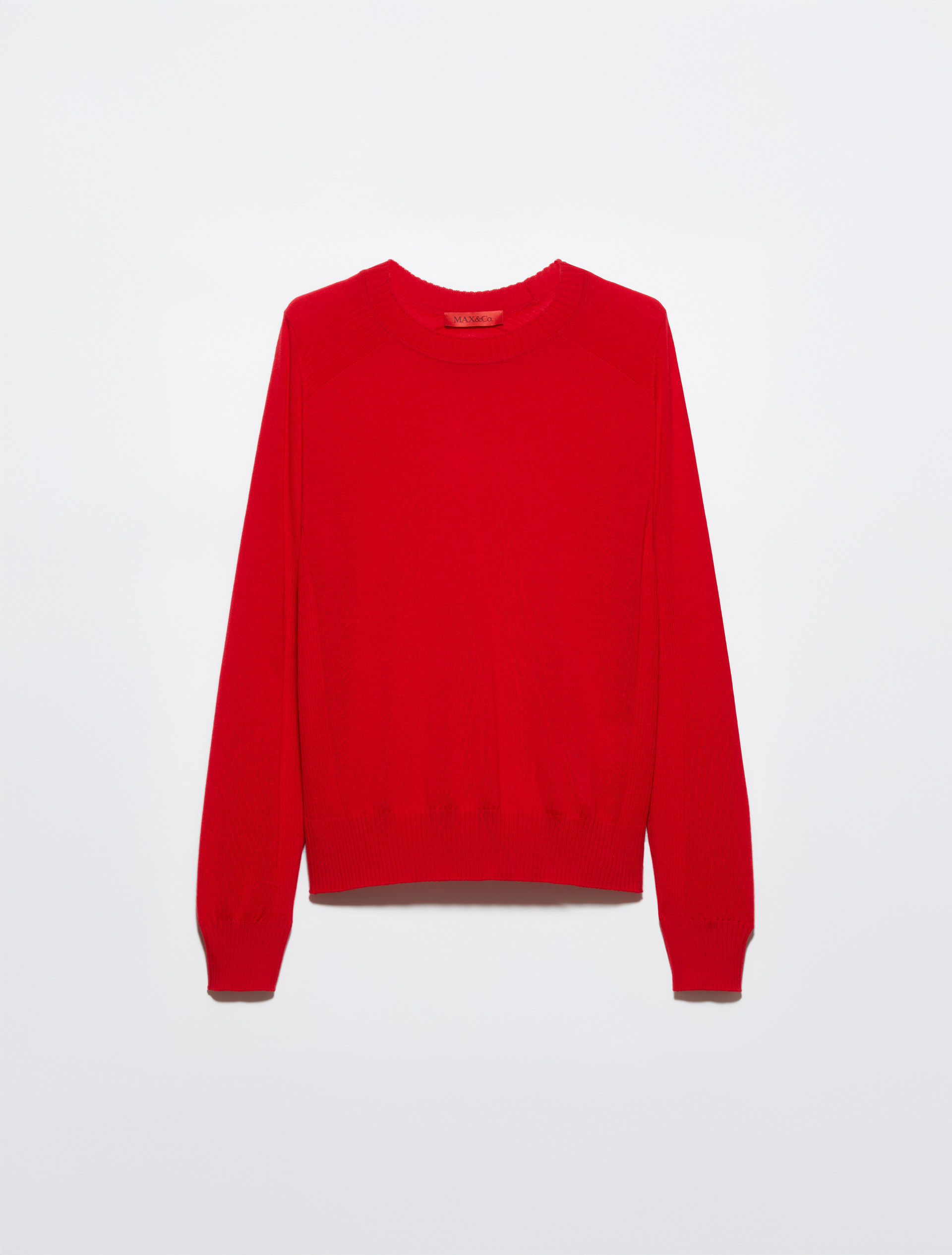 Pure merino wool sweater, red | MAX&Co. Pure merino wool sweater - RED - MAX&Co. - 5