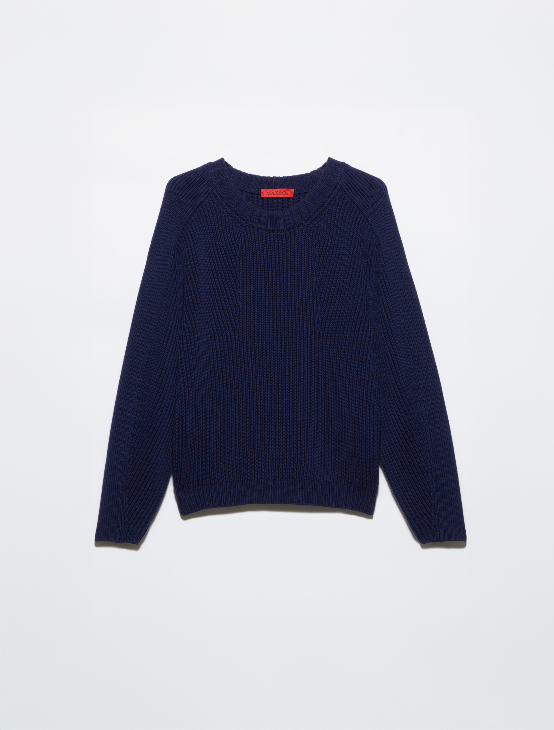 Fisherman's rib-knit jumper - NAVY - MAX&Co. - 5