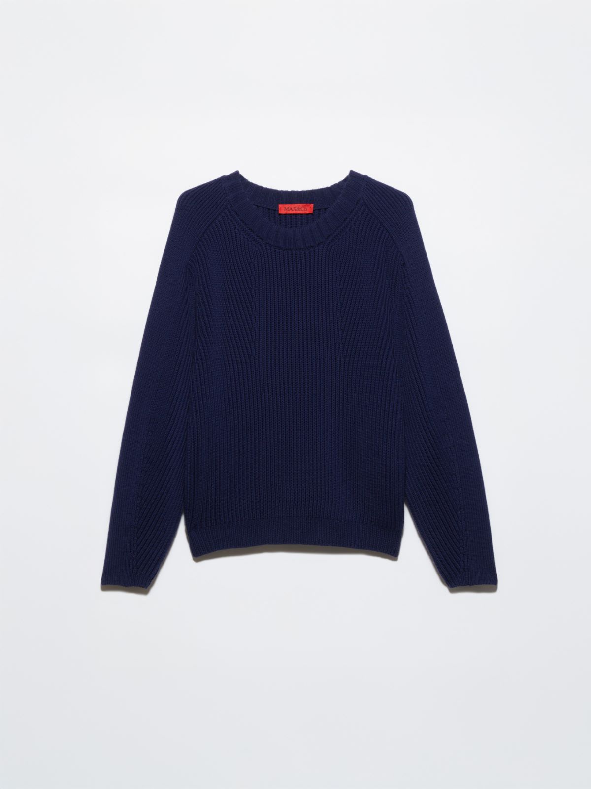 Fisherman's rib-knit jumper - NAVY - MAX&Co. - 5