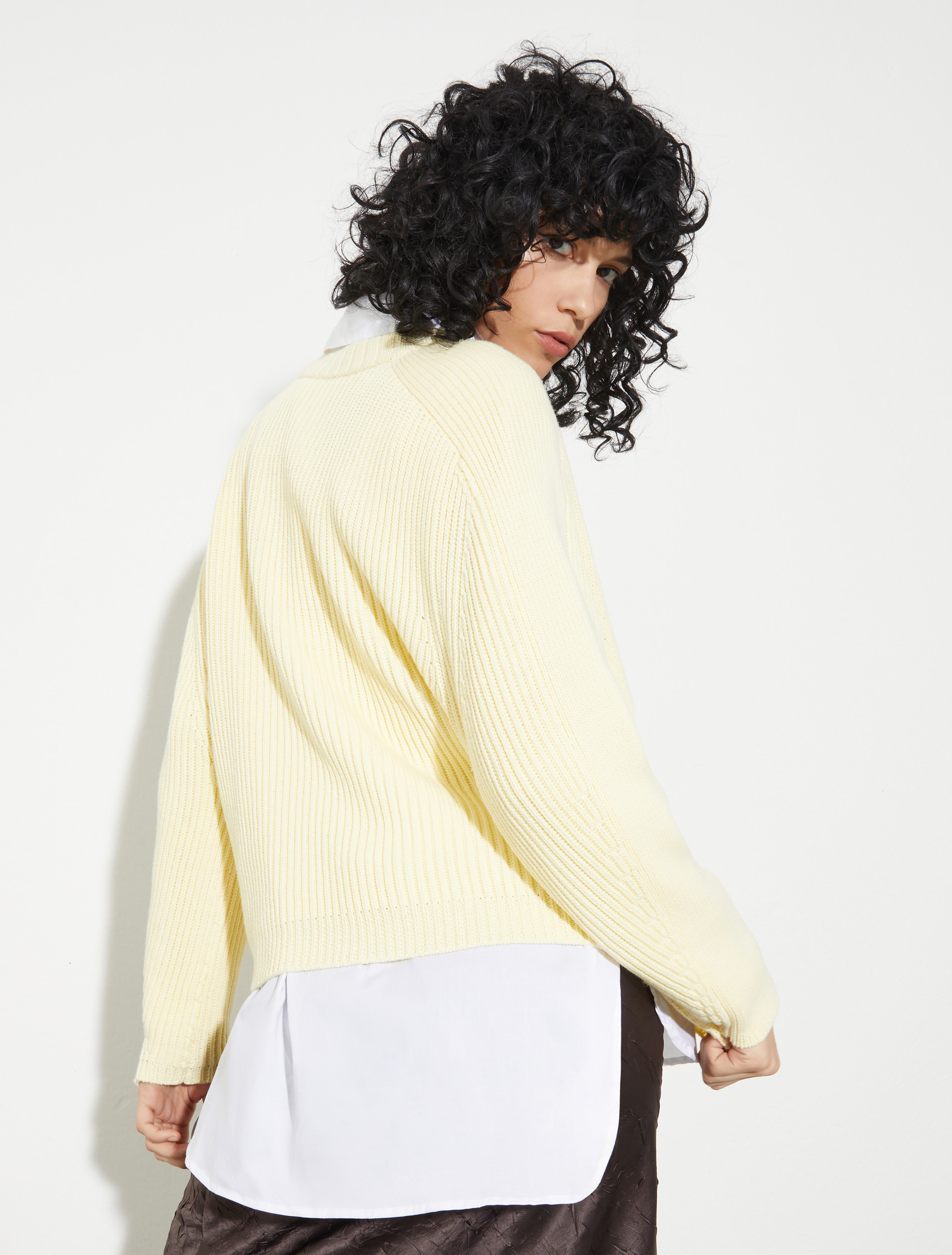 Fisherman's rib-knit jumper - VANILLA - MAX&Co. - 2