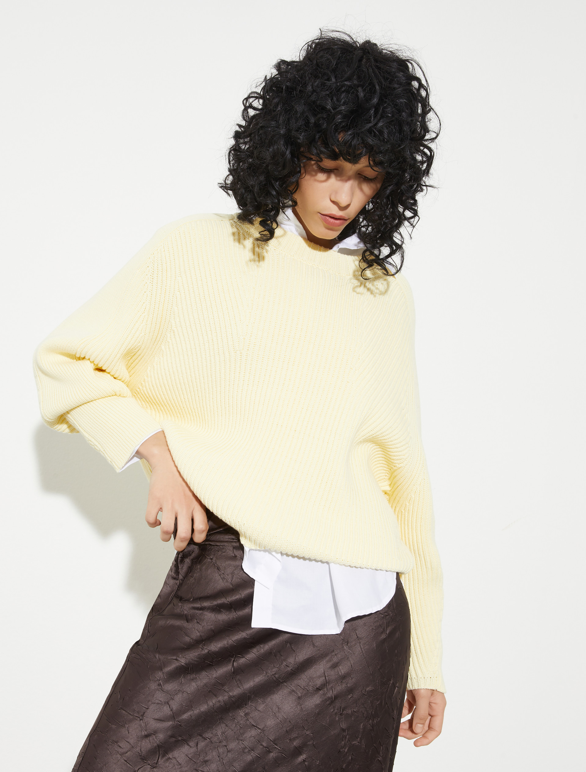 Fisherman's rib-knit jumper - VANILLA - MAX&Co.