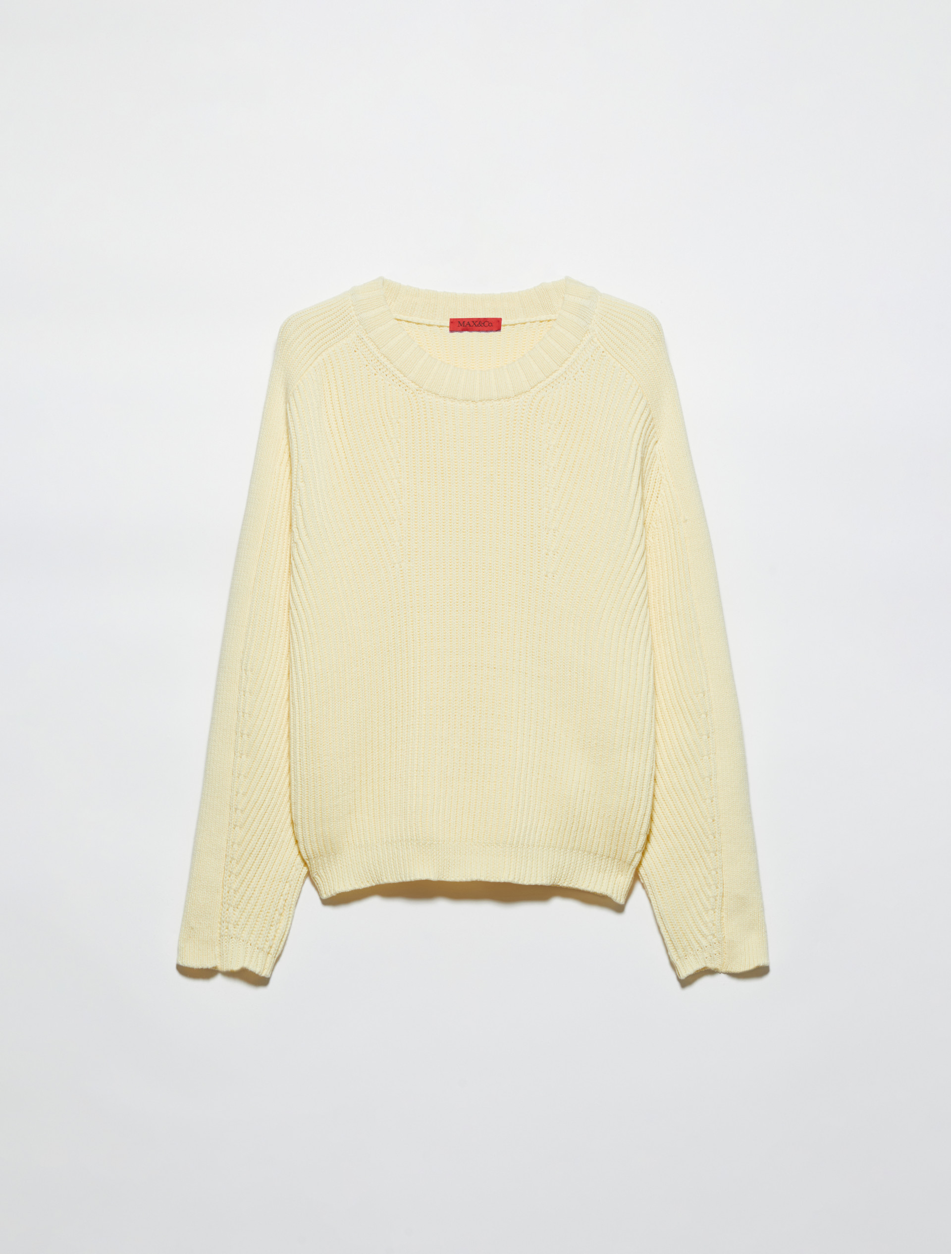 Fisherman's rib-knit jumper - VANILLA - MAX&Co. - 5