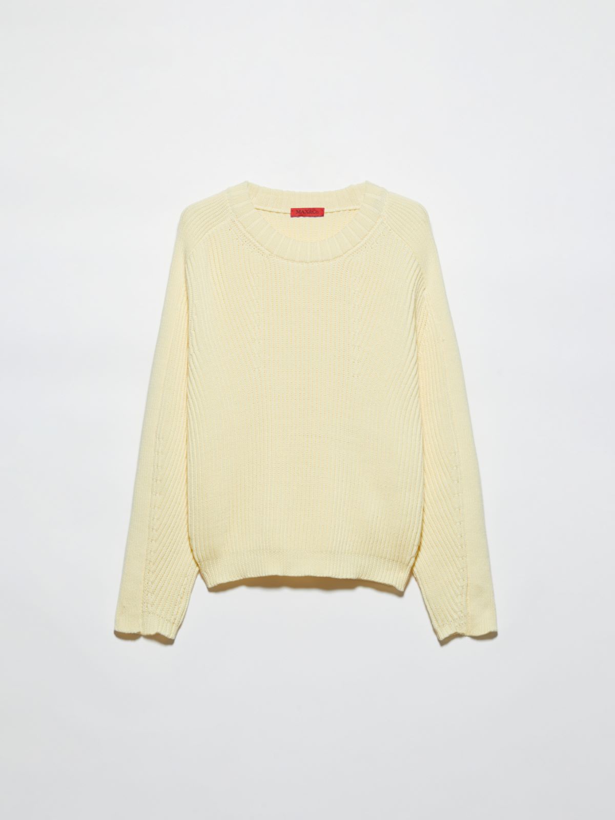 Fisherman's rib-knit jumper - VANILLA - MAX&Co. - 5