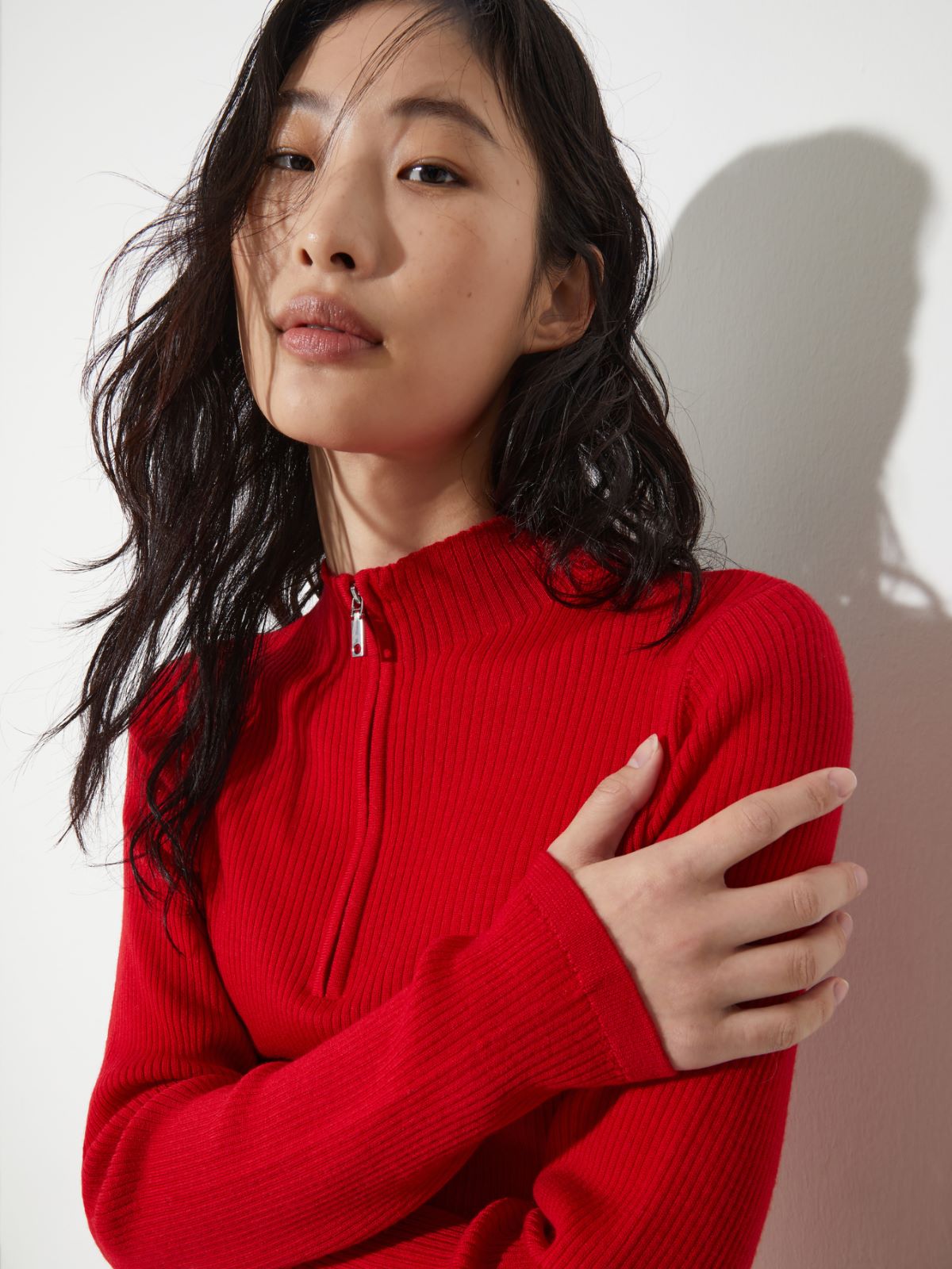 Pure merino wool jumper - RED - MAX&Co. - 3