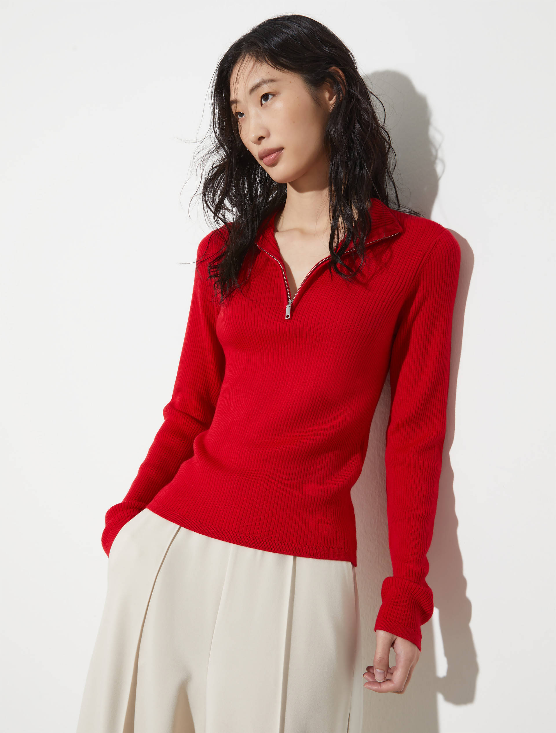 Pure merino wool jumper - RED - MAX&Co.